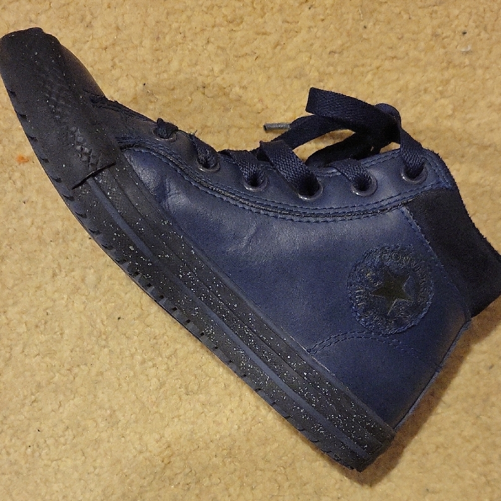 Converse Dark Blue High-Tops - Picture 3 of 11